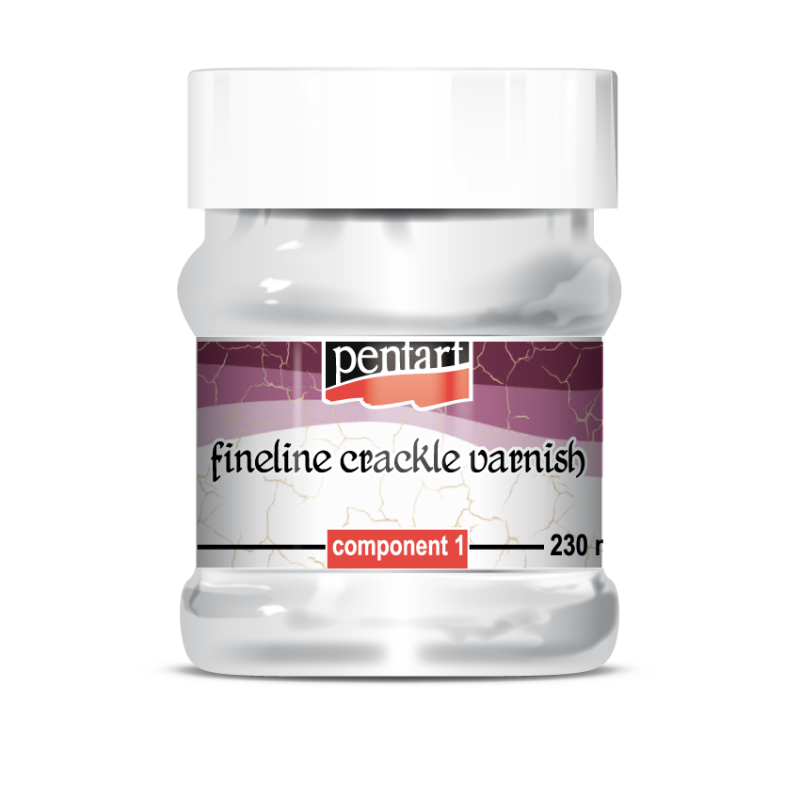Pentart Fineline 2-Komponenten Craquelé Firnis