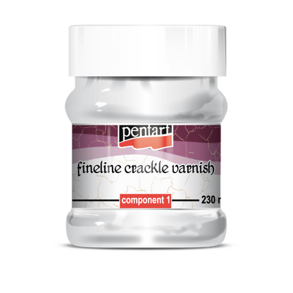 Pentart Fineline 2-Komponenten Craquelé Firnis