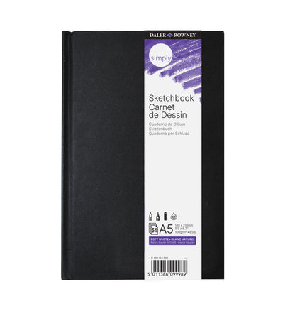 Daler-Rowney Simply Hardbound Sketchbook - 5 Pack - A5