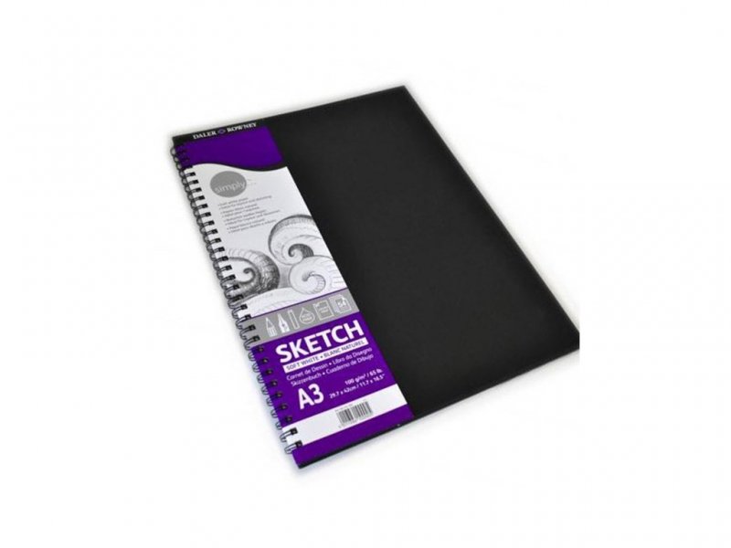 Daler-Rowney Simply Wirebound Sketchbook - 5 Pack - A3