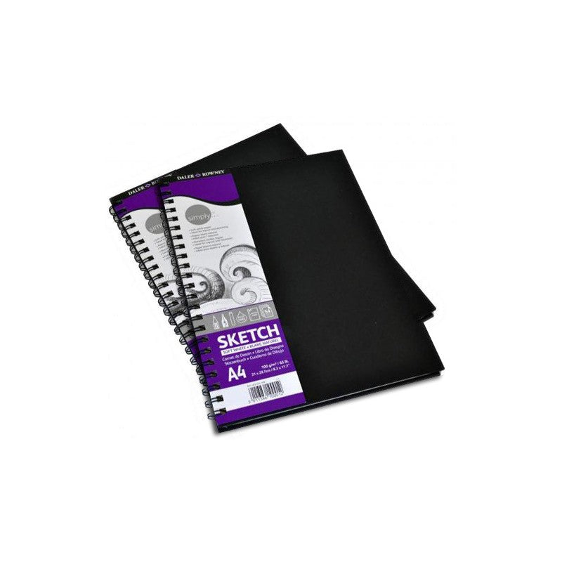 Daler-Rowney Simply Wirebound Sketchbook - 5 Pack - A4