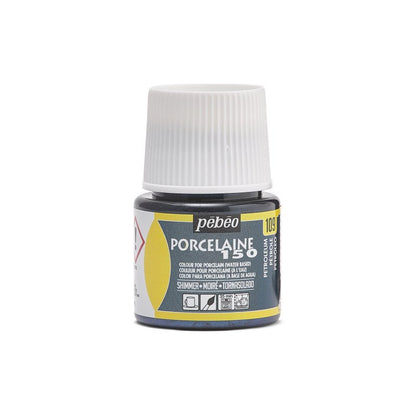 Pebeo Porcelaine 150 Moire Porzellanfarbe 45 ml - 109 - Petroleum Moir Roze Moiré