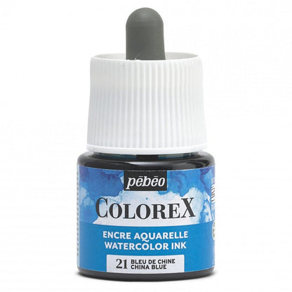 Pebeo Colorex Aquarelltinte 45 ml - 21 - Chinablau