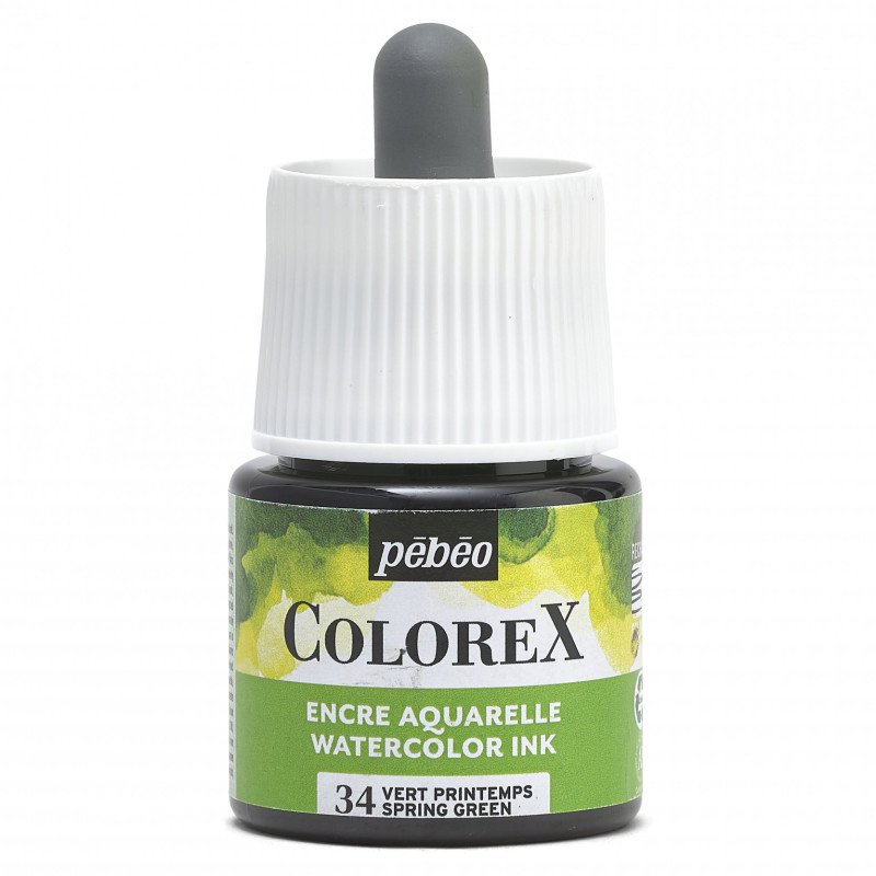 Pebeo Colorex Aquarelltinte 45 ml - 34 - Frühlingsgrün