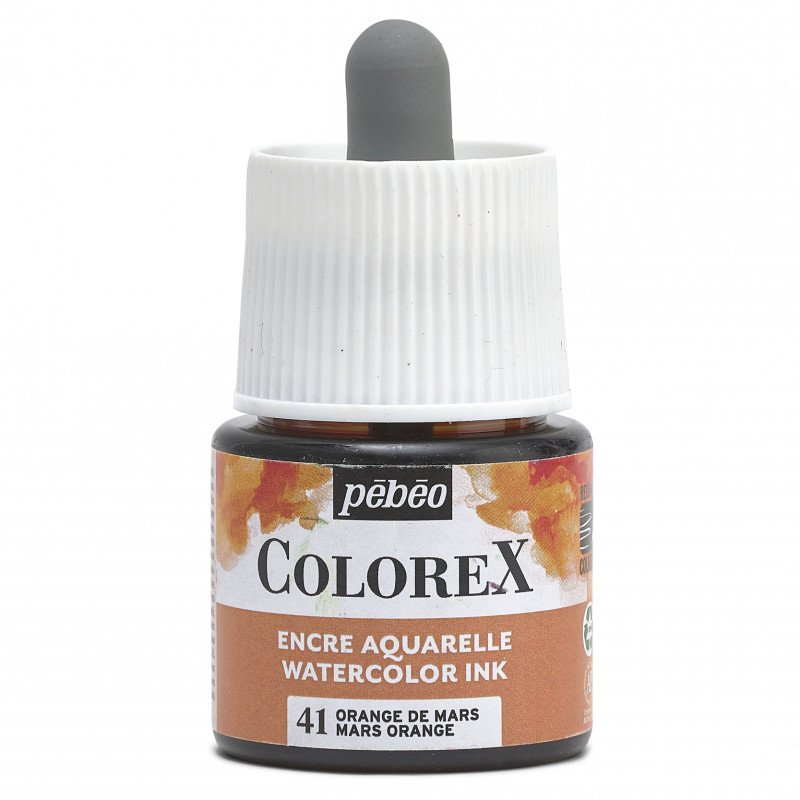 Pebeo Colorex Aquarelltinte 45 ml - 41 - Marsoranje