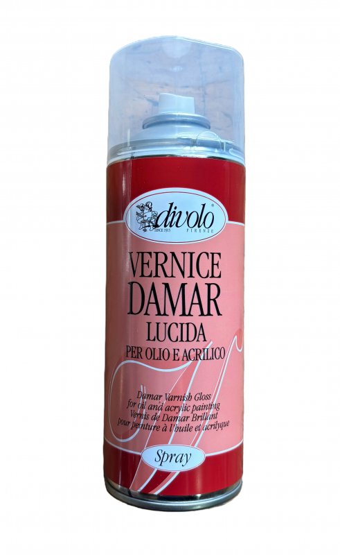Divolo Dammar Gemäldefirnis Spray 400 ml - Glänzend