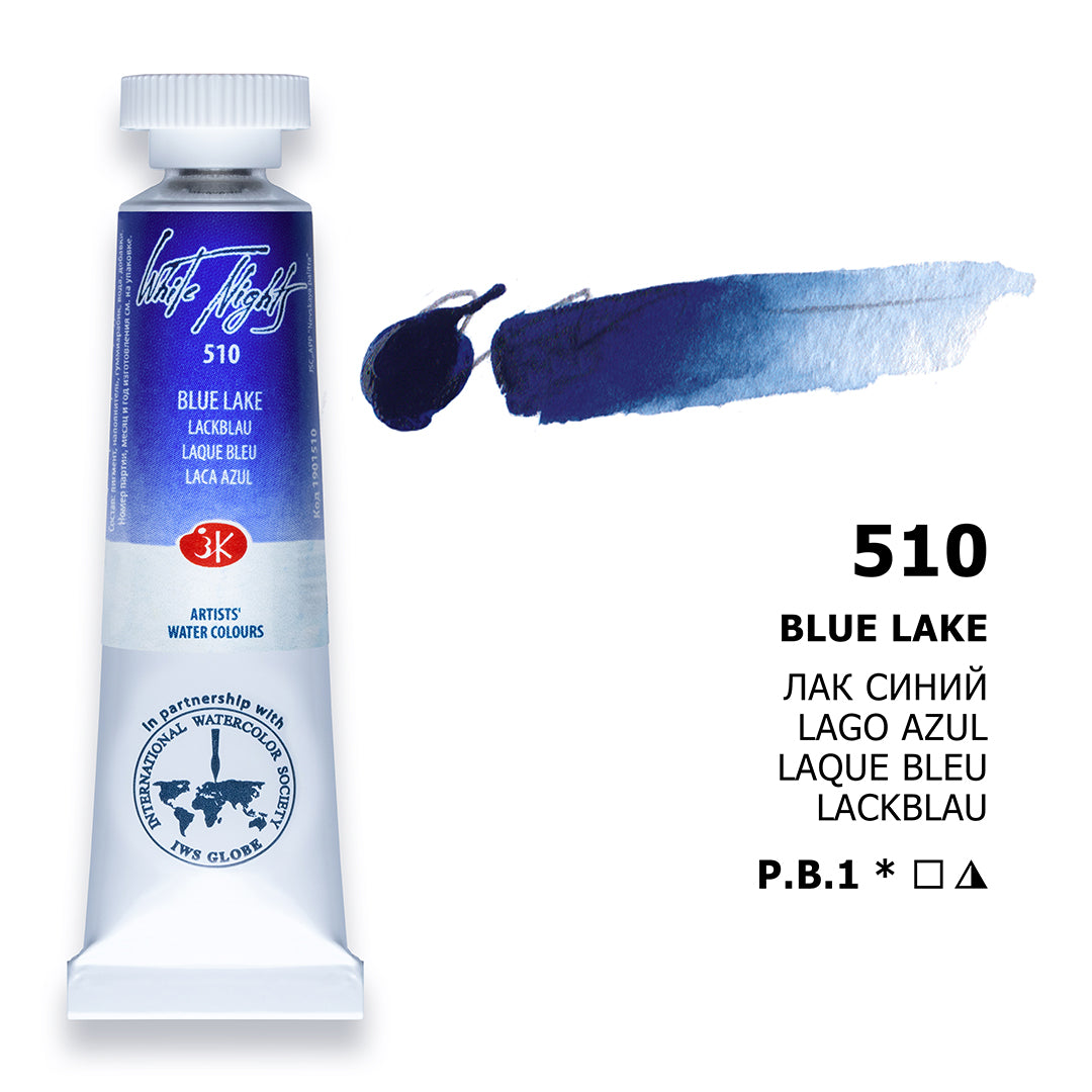 White Nights Watercolour Tube 10 ml - Blue Lake