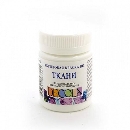 Decola Pearlescent Textile Paint 50 ml - Weiß