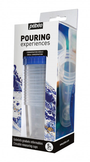 Pebeo Pouring Experiences Accessoires - Messbecher-Set