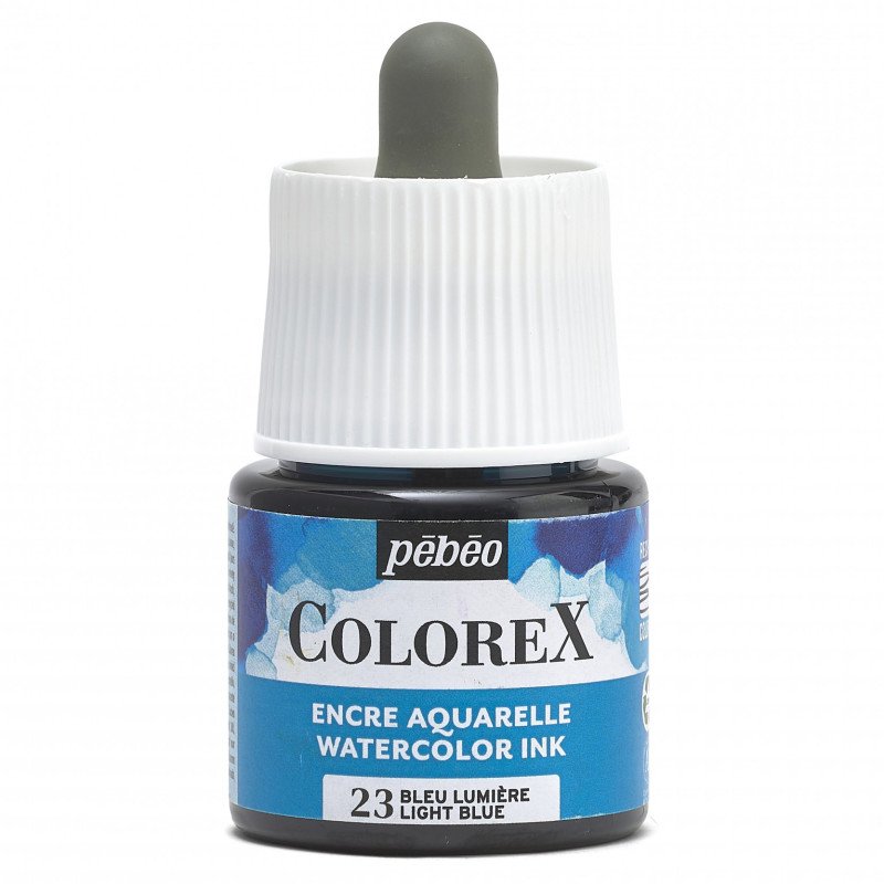 Pebeo Colorex Aquarelltinte 45 ml - 23 - Hellblau