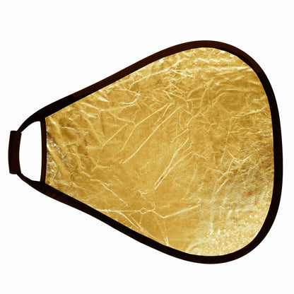 StudioKing Reflektor mit Griff Gold/Silver CRGGS60 60 cm — 3