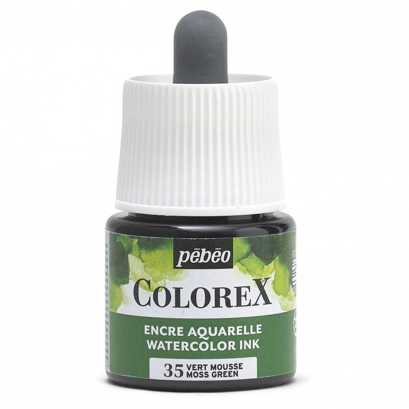 Pebeo Colorex Aquarelltinte 45 ml - 35 - Mosgroen