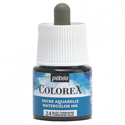 Pebeo Colorex Aquarelltinte 45 ml - 24 - Türkisblau