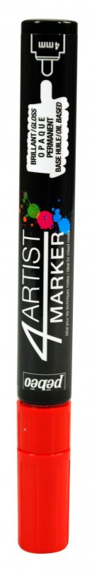 Pebeo 4Artist Oil Marker 4 mm - Rot
