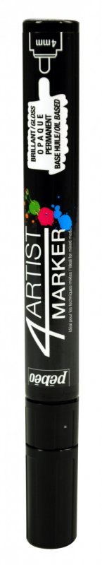 Pebeo 4Artist Oil Marker 4 mm - Schwarz