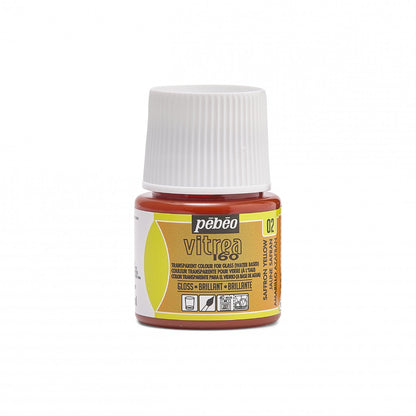 Pebeo Vitrea 160 Glasfarbe 45 ml Glanzend - 02 - Saffraangeel