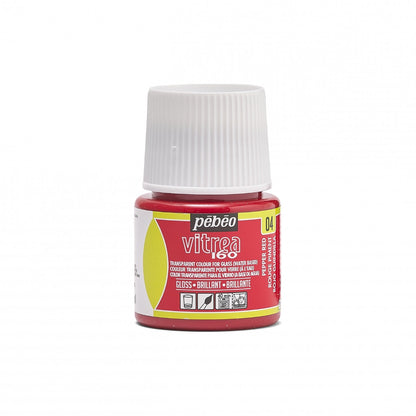 Pebeo Vitrea 160 Glasfarbe 45 ml Glanzend - 04 - Rode Peper