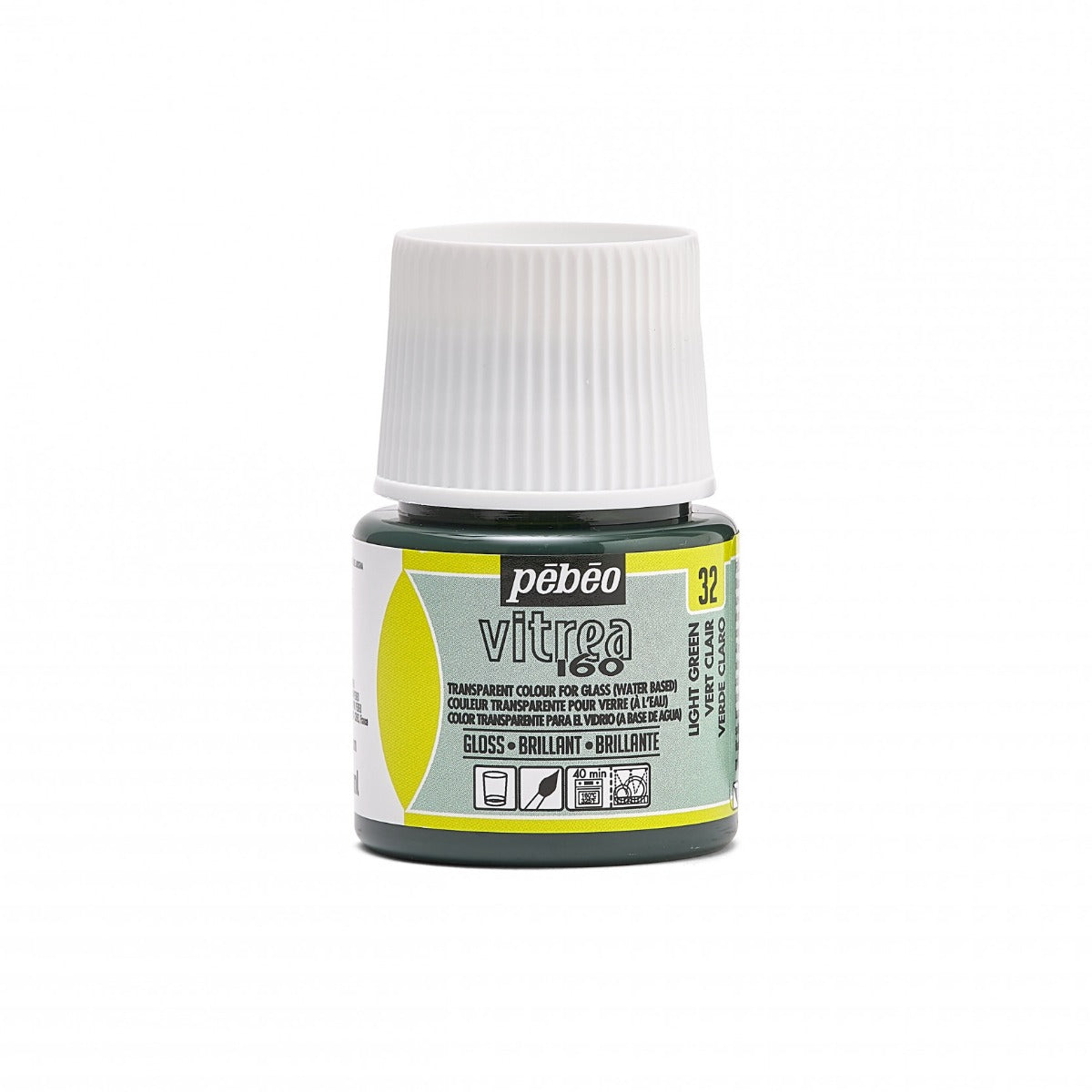 Pebeo Vitrea 160 Glasfarbe 45 ml Glanzend - 32 - Hellgrün