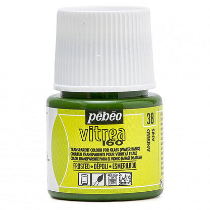 Pebeo Vitrea 160 Mattglasfarbe 45 ml - 38 - Anijsgroen Matglas