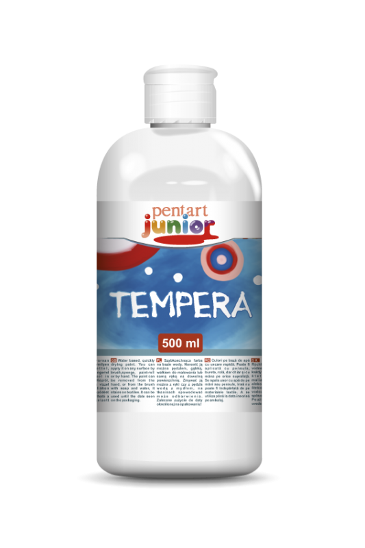 Pentart Temperafarbe 500 ml - Weiß
