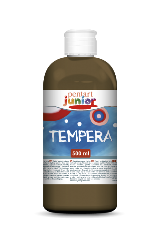 Pentart Temperafarbe 500 ml - Braun
