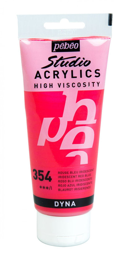 Pebeo Studio Acrylfarbe 100 ml - 354 - Rot-Blau Irisierend