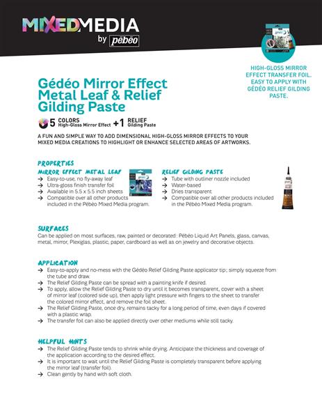 Pebeo Mixtion Gilding Paste