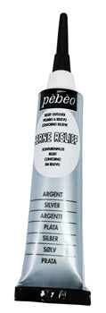 Pebeo Cerne Relief Omlijning 20 ml - Silber