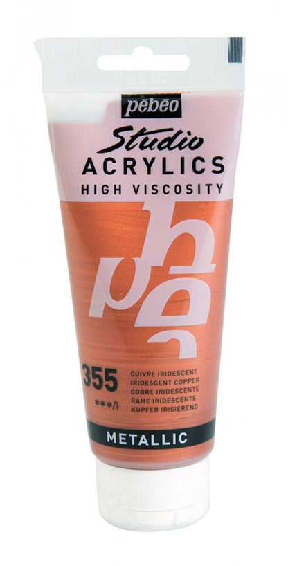 Pebeo Studio Acrylfarbe 100 ml - 355 - Iridescent Copper