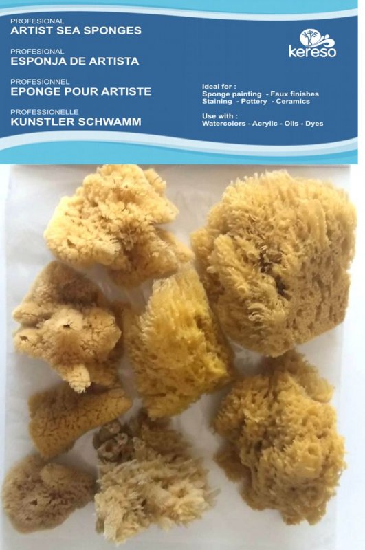 Kereso Natuurlijke Zee Sponzen Variëteitspakket