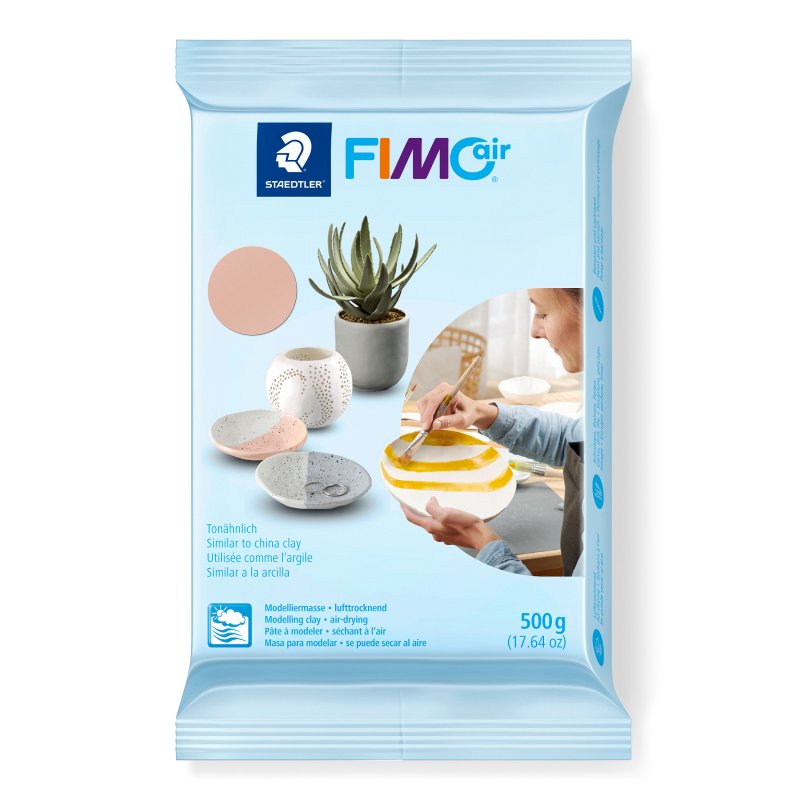 FIMO Air Basic Lufttrocknende Modelliermasse - 500 g - Vleeskleur