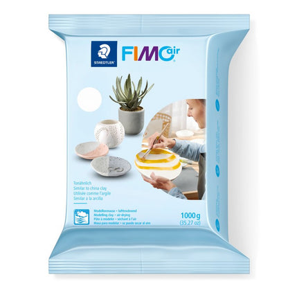 FIMO Air Basic Lufttrocknende Modelliermasse - 1 kg - Weiß