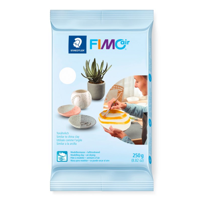 FIMO Air Basic Lufttrocknende Modelliermasse - 250 g - Weiß