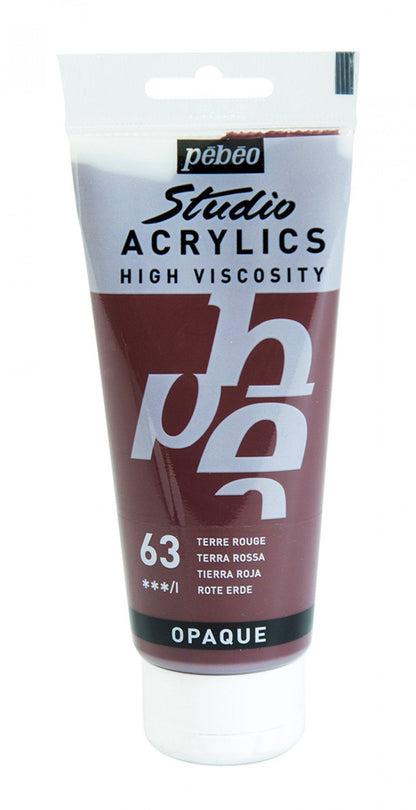 Pebeo Studio Acrylfarbe 100 ml - 63 - Roode Arde