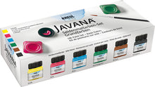 Kreul Javana Seidenfarbe Sets - Grundfarben - 6 x 20 ml