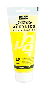 Pebeo Studio Acrylfarbe 100 ml - Opaque Primary Cyan