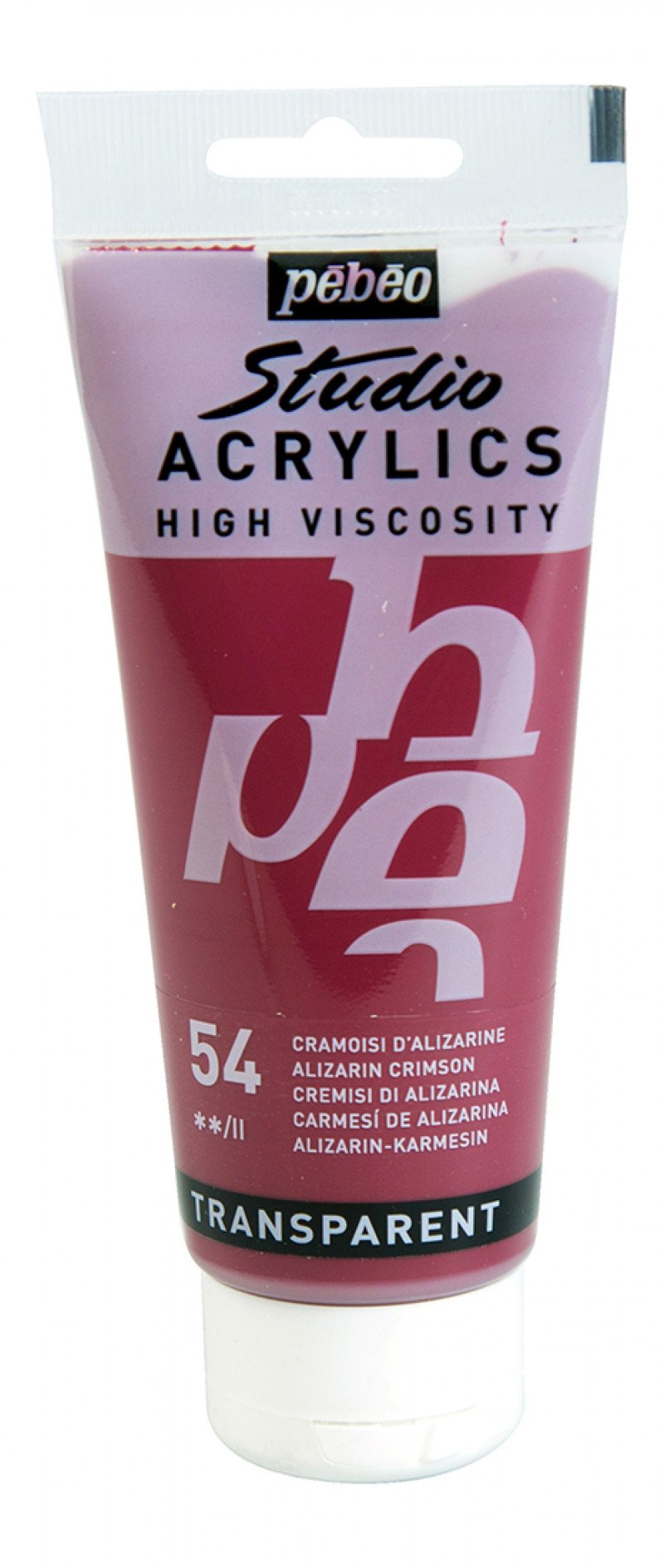 Pebeo Studio Acrylfarbe 100 ml - 54 - Alizarine karmozijn