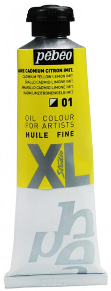 Pebeo Studio XL Ölfarbe 37 ml - 01 - Citroen Kadmiumgelb Imitation