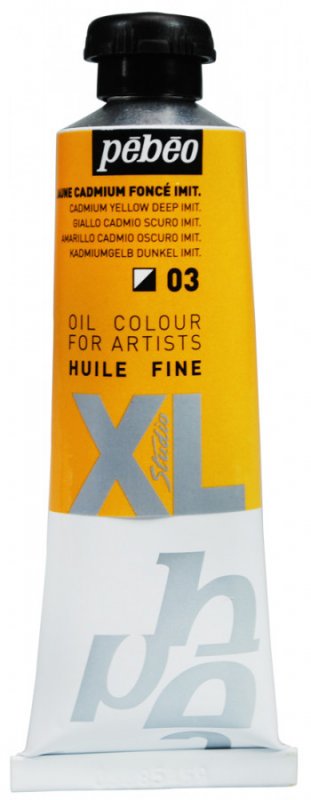 Pebeo Studio XL Ölfarbe 37 ml - 03 - Kadmiumgelb dunkel (Imitation)