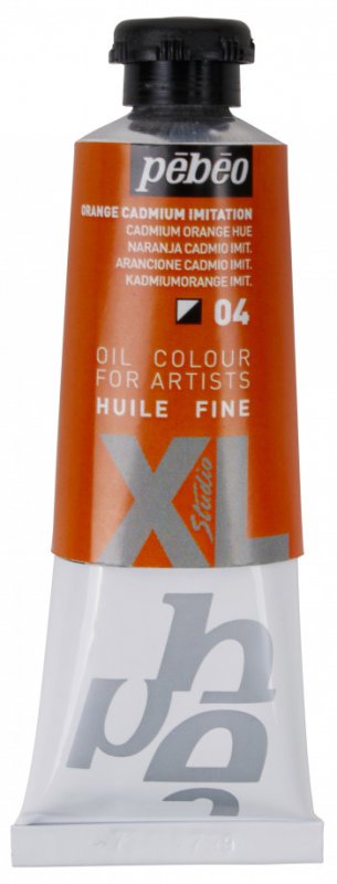 Pebeo Studio XL Ölfarbe 37 ml - 04 - Cadmiumoranje imit