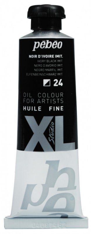 Pebeo Studio XL Ölfarbe 37 ml - 24 - Ivoorzwart imit