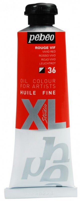 Pebeo Studio XL Ölfarbe 37 ml - 36 - Fel Rot