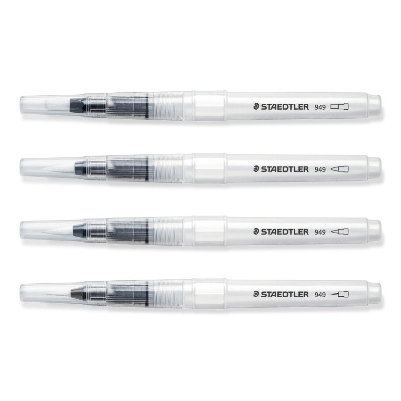 Staedtler Waterpenseel Blister - 4 stuks