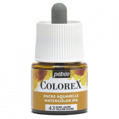 Pebeo Colorex Aquarelltinte 45 ml - 43 - Okergeel