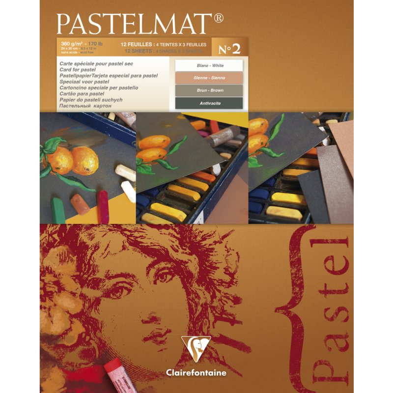 Clairefontaine Pastelmat Pastelblok 360 g - No. 2 - 24 x 30 cm