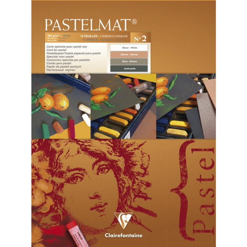 Clairefontaine Pastelmat Pastelblok 360 g - No. 2 - 30 x 40 cm