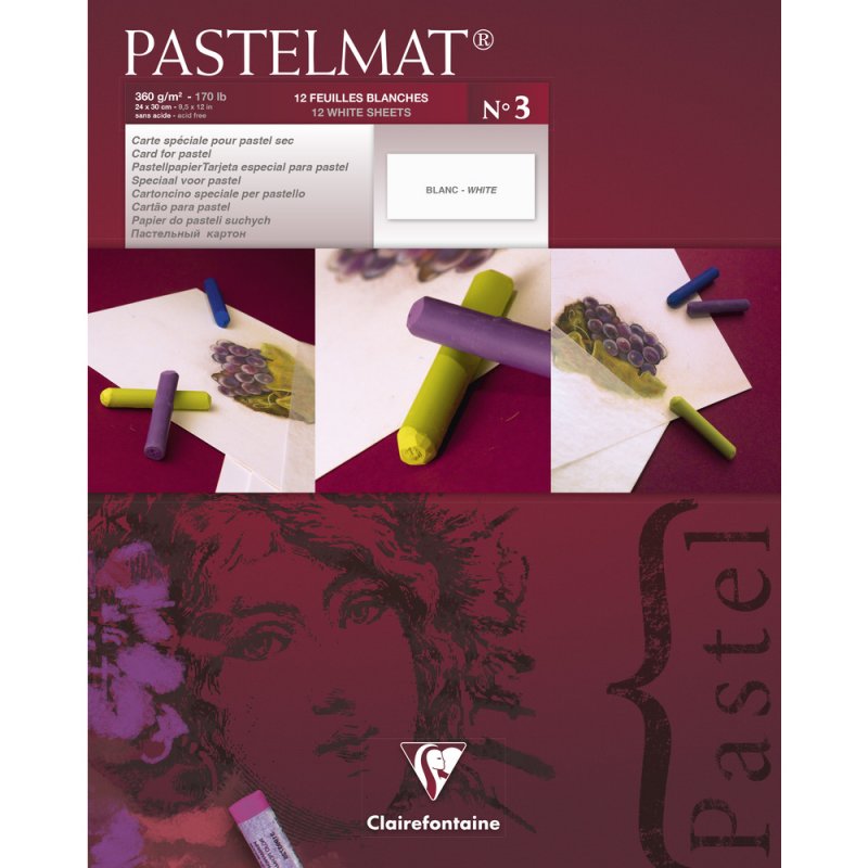 Clairefontaine Pastelmat Pastelblok 360 g - No. 3 - 24 x 30 cm