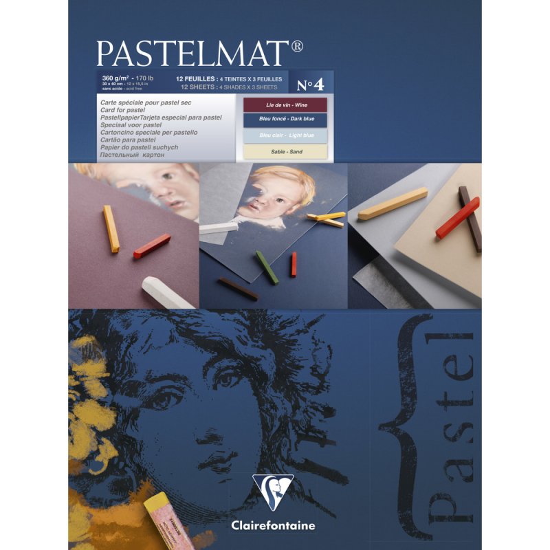 Clairefontaine Pastelmat Pastelblok 360 g - No. 4 - 30 x 40 cm