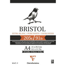 Clairefontaine Bristolpapier - Bristol 205 g - A4 - 20 Blatt