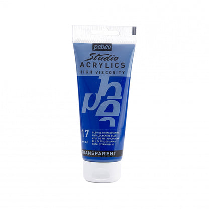 Pebeo Studio Acrylfarbe 100 ml - 17 - Phtalocyaanblauw